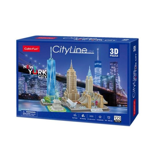 Puzzle 3D Dam Electronics New York 37x22,5x42 cm