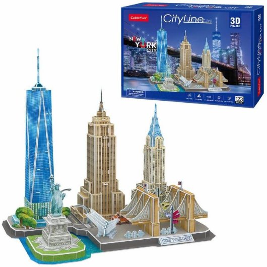 Puzzle 3D Dam Electronics New York 37x22,5x42 cm