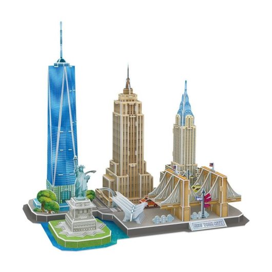 Puzzle 3D Dam Electronics New York 37x22,5x42 cm