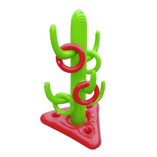 Cactus Hinchable Dam Electronics 5 Anillas Puntería 66x110cm