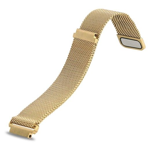 Bracelet de montre Dam Electronics acier inoxydable 18 mm magnétique doré