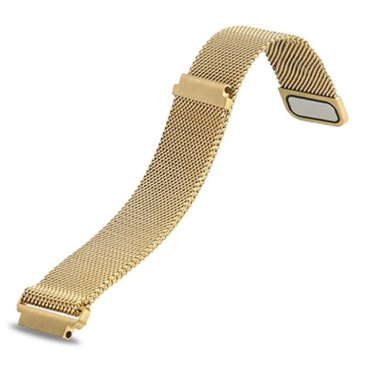 Bracelet de montre Dam Electronics acier inoxydable 18 mm magnétique doré