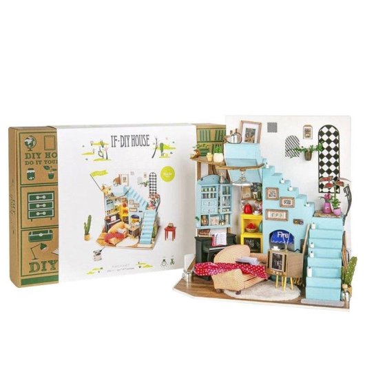 Houten Poppenhuis Joys Peninsula Dam Electronics 124 Stukken