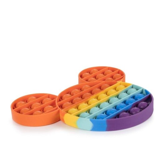 Juguete Desestresante Pop It Dam Electronics Silicona Ratoncito Multicolor