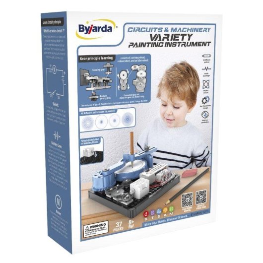 Machine à Dessiner Automatique Dam Electronics 37 Pièces 48 Motifs Éducative 8+