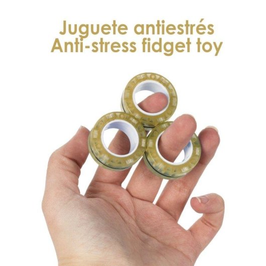 Anel Fidget Magnetico Glow Dam Electronics
