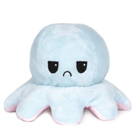 Poulpe Paul Emoticon 20 cm reversible
