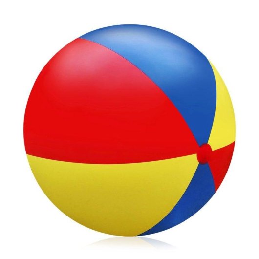 Ballon geant gonflable Dam Electronics 80 cm Tricolore