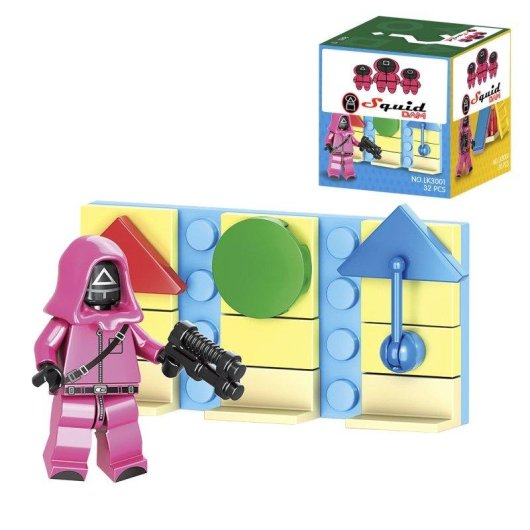 Bloc de construction Dam Electronics Squid LK2 32 pièces - Vigilant triangle et diorama