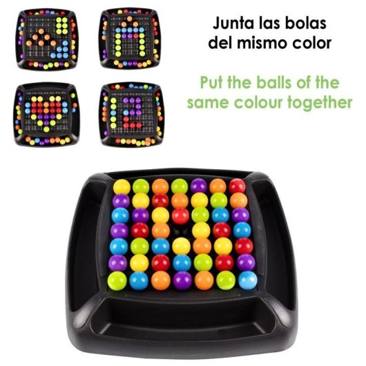 Jeu de societe Dam Electronics Arc Iris Astuto 2 a 4 joueurs Jette boules couleur