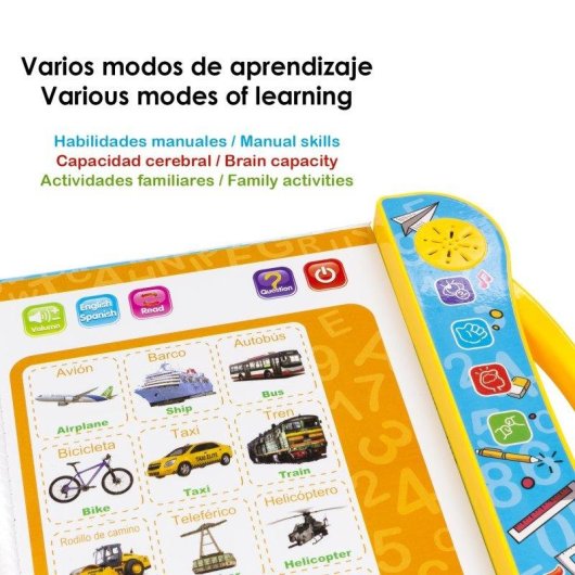 Livre de etude Dam Electronics Bilingue Espagnol Anglais