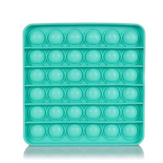 Brinquedo sensorial Dam Electronics Bubble Pop It Design quadrado