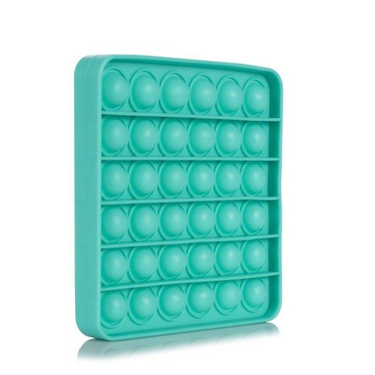 Brinquedo sensorial Dam Electronics Bubble Pop It Design quadrado