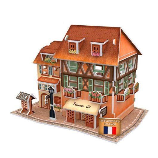 Puzle 3D Dam Electronics World Style Francia Fashion Street Shop 31 Piezas