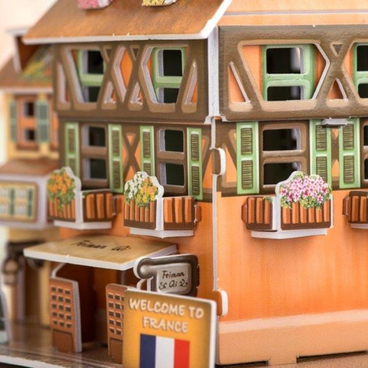 Puzle 3D Dam Electronics World Style Francia Fashion Street Shop 31 Piezas