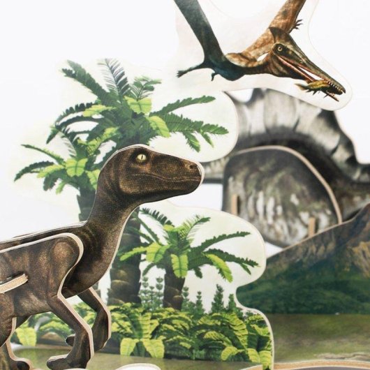 3D-puzzel Dam Electronics Jurassic World 66x35x20 cm met figuren
