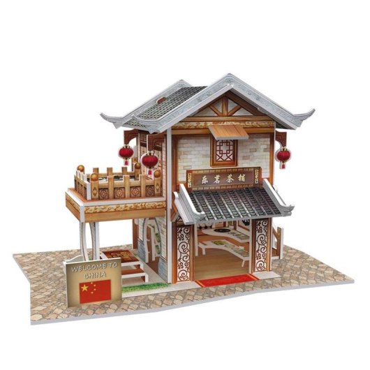 Puzzle 3D Dam Electronics World Style China Oriental Salon de Thé 46 pièces