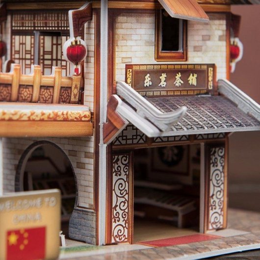 Puzzle 3D Dam Electronics World Style China Oriental Salon de Thé 46 pièces