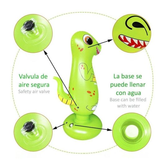 Jouet dinosaure gonflable Tentetieso Dam Electronics 120 cm