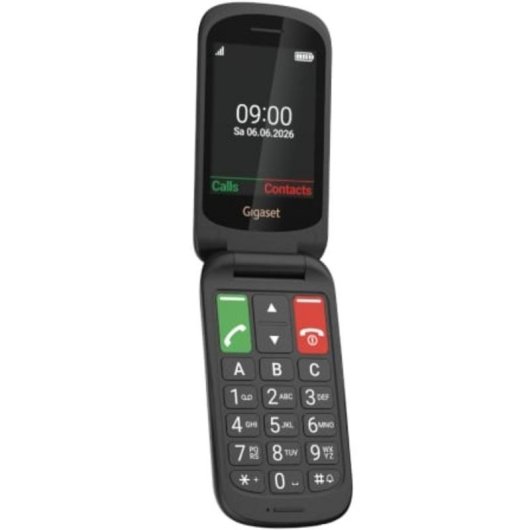 Gigaset GL40 4G 2,8 inch klaptelefoon voor senioren zwart