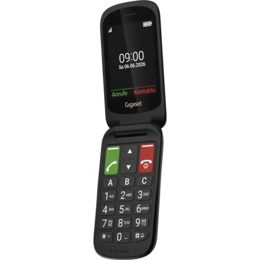Gigaset GL40 4G 2,8 inch klaptelefoon voor senioren zwart