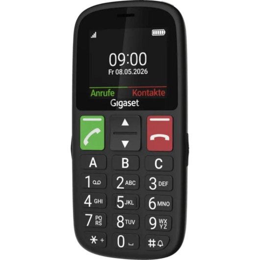 Gigaset GL30 4G 2,2 polegadas teclas grandes SOS preto