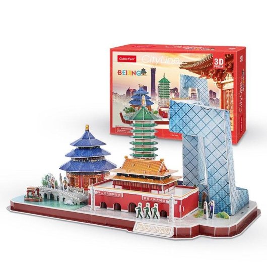 Puzzle 3D Dam Electronics Pekin City Line 123 pieces