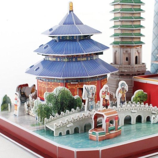 Puzzle 3D Dam Electronics Pekin City Line 123 pieces