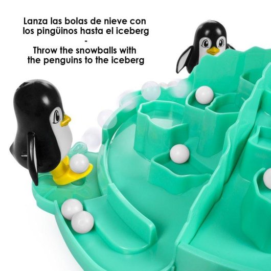 Jeu Dam Electronics Pinguins Lance-Boules de Neige 2-4 joueurs
