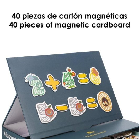 Jeu de mathématiques magnétique Dam Electronics 40 pièces animaux