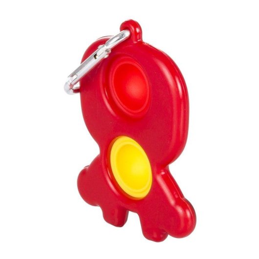 Figura Dam Electronics Squid Pop It Vigilante Quadrado Mosquetao