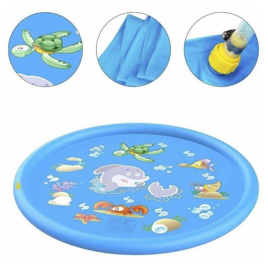 Jouet gonflable Splash Pad Dam Electronics - Diametre 100 cm - Dauphin