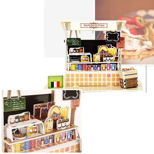 Puzzle 3D World Style France Stand de Crepes Traditionnel