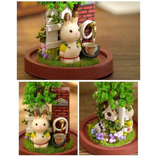 Maquette 3d Garden Corner Mini 2x2,6x4,5 cm Dam Electronics