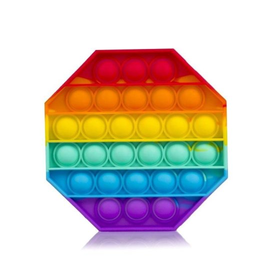 Jouet Bubble Pop It Dam Electronics Octogonal Multicolore