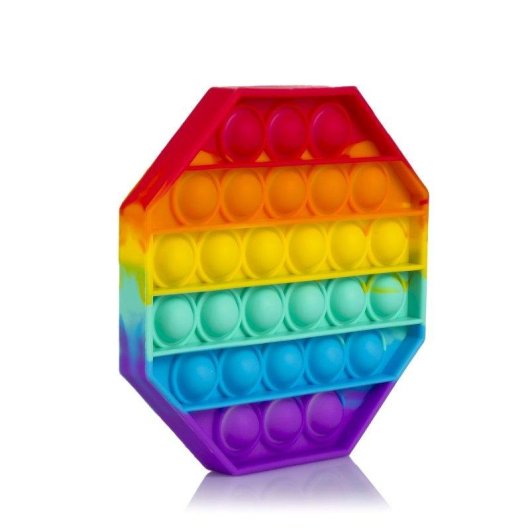 Jouet Bubble Pop It Dam Electronics Octogonal Multicolore