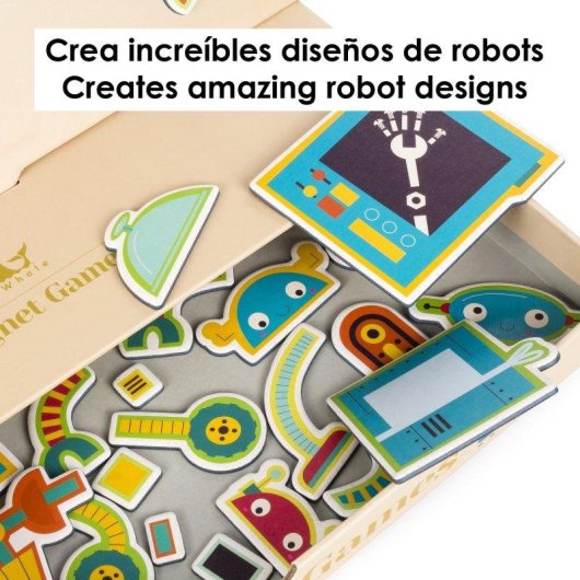 Juego Dam Electronics Robotix 37 Piezas Magneticas Carton