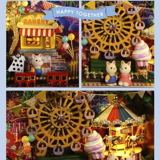 Maquette 3D Dam Electronics Starlight Playground Cajita Souvenir