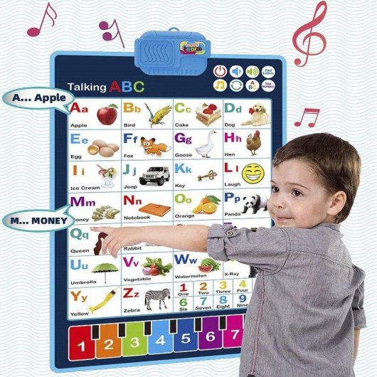 Abecedario Elettronico Interattivo Dam Electronics Piano 8 Tasti