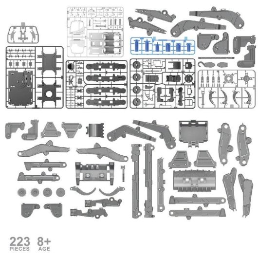 Machine hydraulique 6 en 1 Dam Electronics 223 pieces