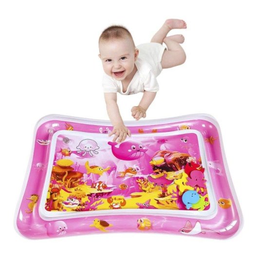 Matelas gonflable enfant Dam Electronics Design fond marin rose 70x50 cm