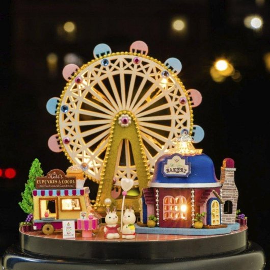 Maquette Miniature 3D Paris Romantique Dam Electronics 14x14x13,7 cm