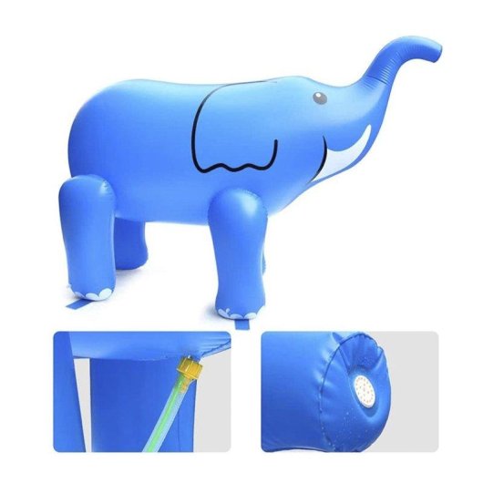 Jouet aquatique gonflable Dam Electronics Éléphant géant 220 x 160 cm