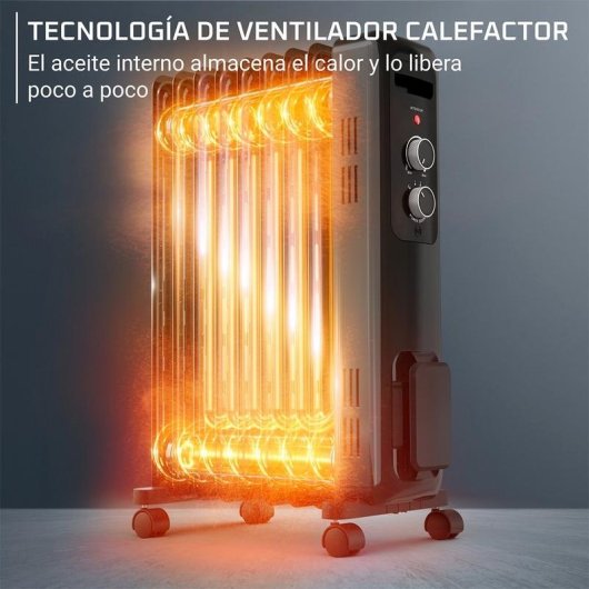 Radiador de aceite Rowenta Intensium Ultra BU2420 2000 W 9 elementos para 25 m²