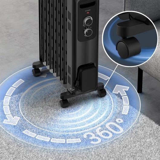 Radiador de aceite Rowenta Intensium Ultra BU2420 2000 W 9 elementos para 25 m²