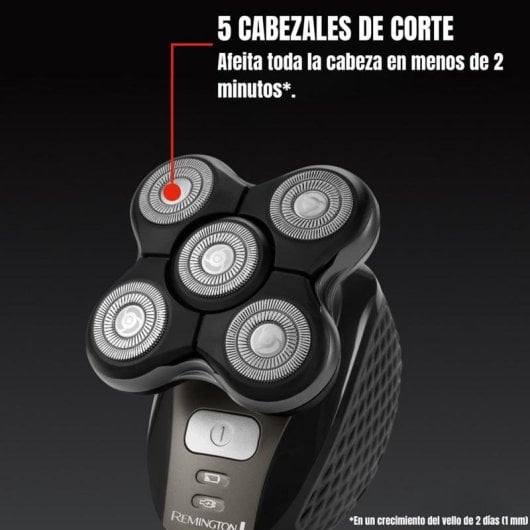 Tondeuse Homme Remington Balder XR7050 Sans Fil 0,2 mm 50min Étanche