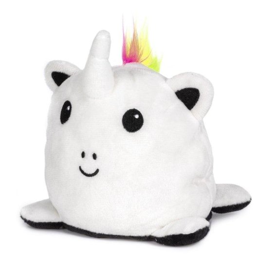 Peluche licorne Dam Electronics Pauline réversible 20 cm