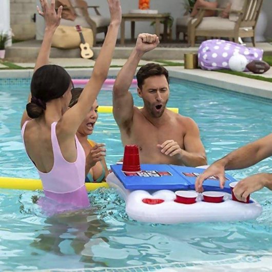 Porta-bevande gonfiabile Dam Electronics Beer Pong Piscina