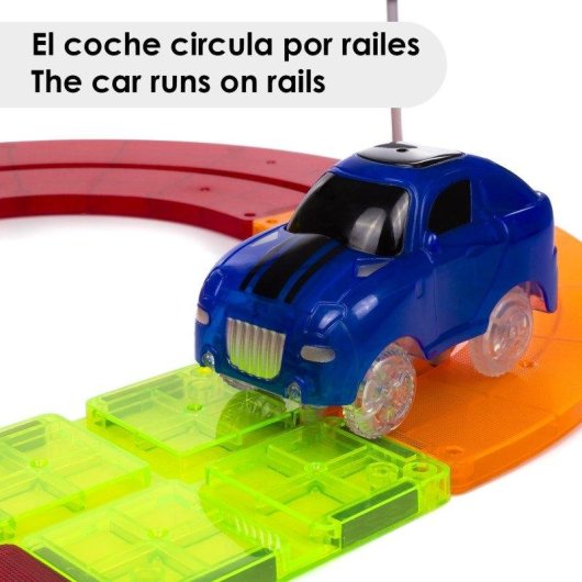 Piste magnétique pour voitures Dam Electronics 19 pièces
