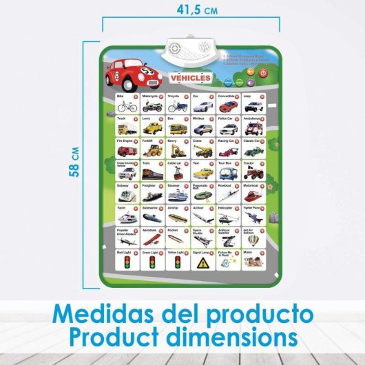 Abecedaire Electronique Interactif Dam Electronics Vehicules